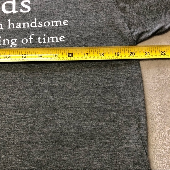 BEARDS Making Ugly Men Handsome Grey T-Shirt Size Medium - Picture 7 of 9